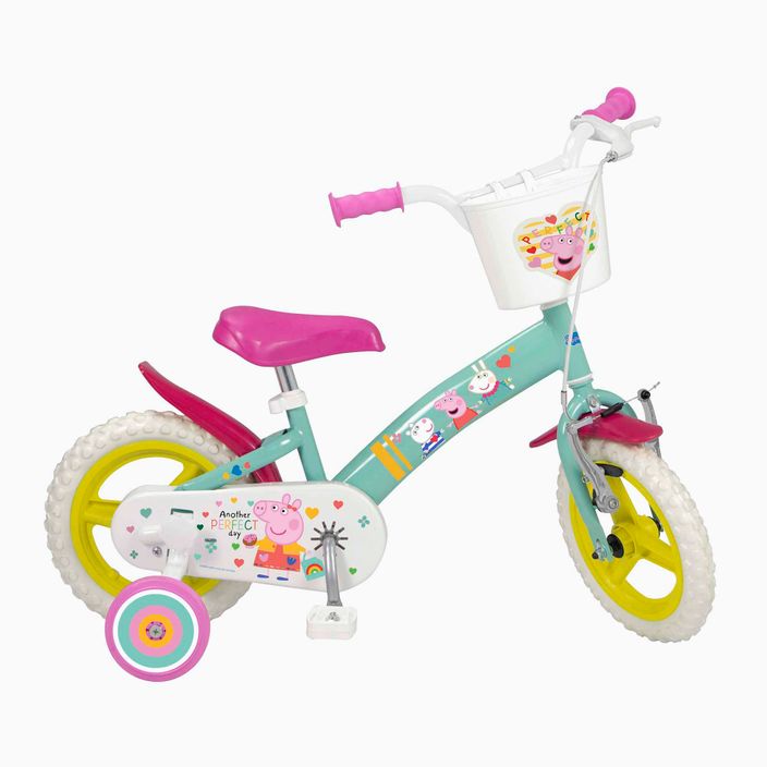 Bicicletta per bambini Toimsa 12" Peppa Pig verde
