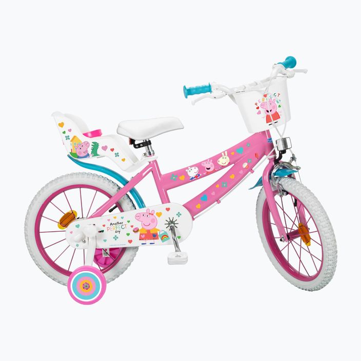 Bicicletta per bambini Toimsa 16" Peppa Pig rosa