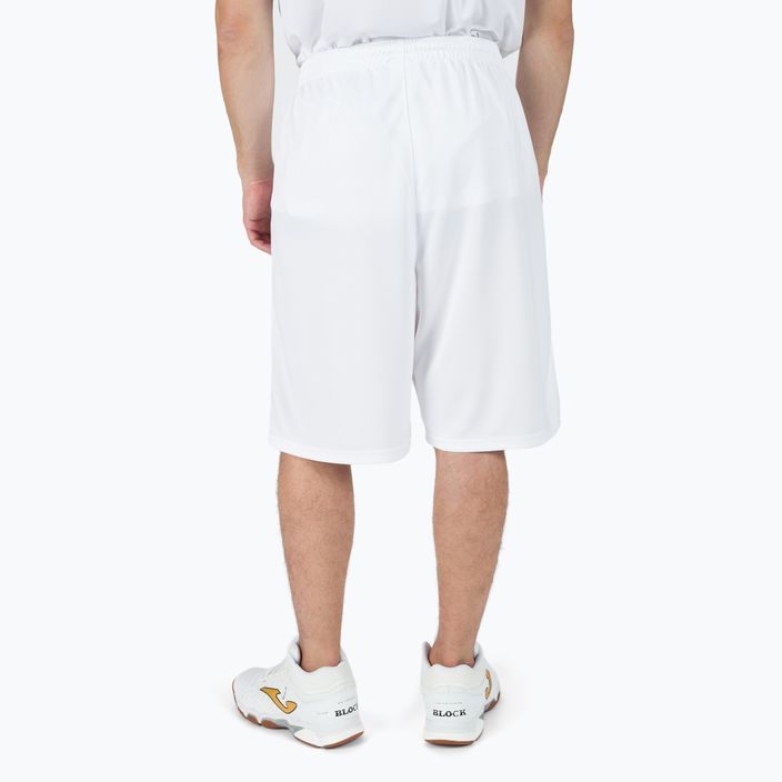 Pantaloncini da basket da uomo Joma Nobel Long bianco 3
