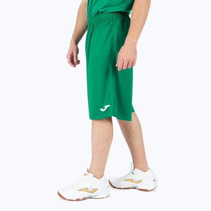 Pantaloncini da basket da uomo Joma Nobel Long verde 2