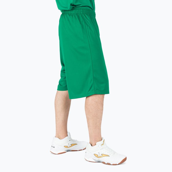 Pantaloncini da basket da uomo Joma Nobel Long verde 4