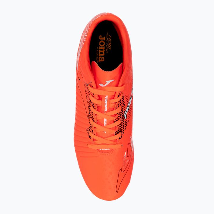 Scarpe da calcio Joma Propulsion FG da uomo arancione/nero 6