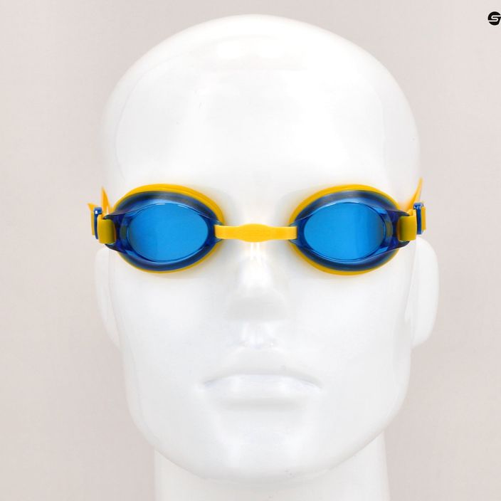 Occhialini da nuoto per bambini Speedo Jet V2 B567 giallo impero/blu neon 7