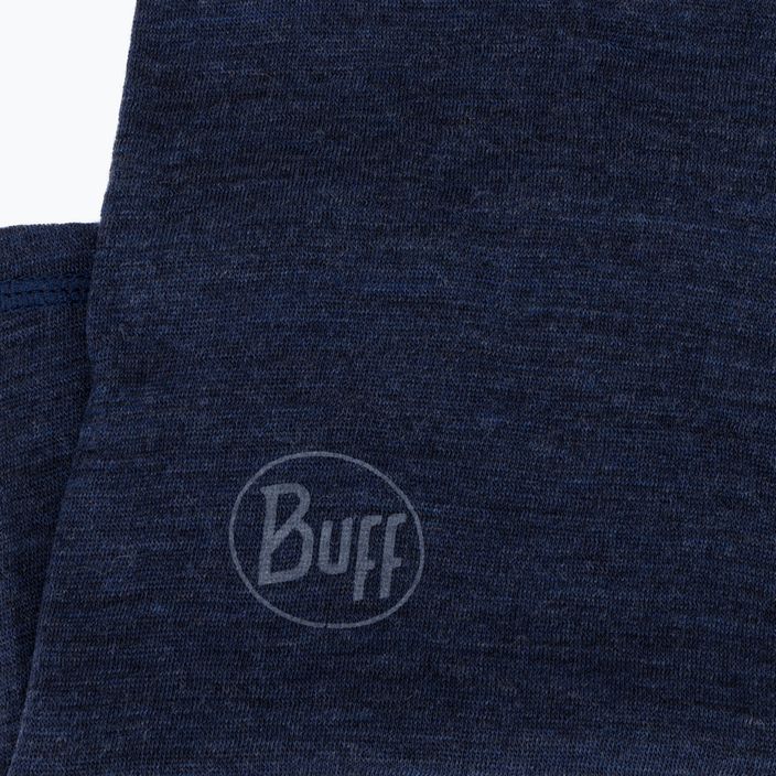BUFF Imbragatura multifunzionale leggera in lana merino a tinta unita in denim 3