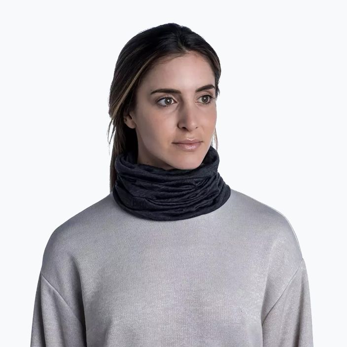 BUFF Imbragatura multifunzionale leggera in lana merino grigio solido 5