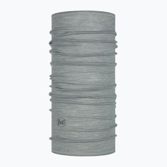 BUFF Imbragatura multifunzionale leggera in lana merino grigio chiaro solido 4