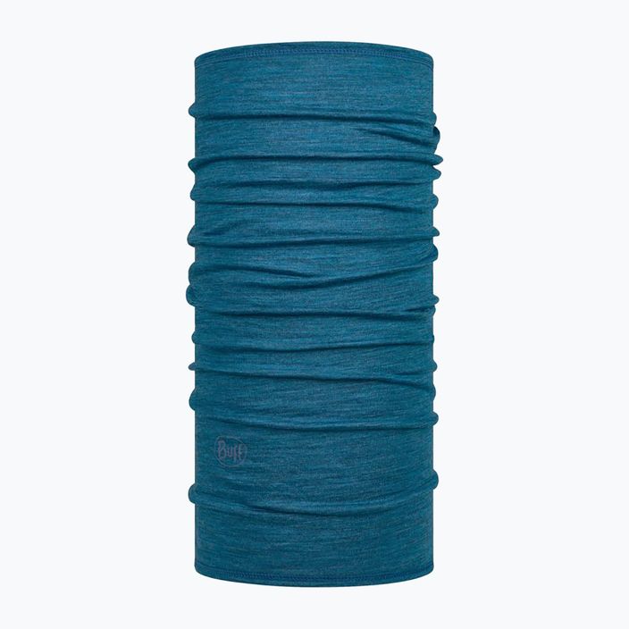 BUFF Imbragatura multifunzionale leggera in lana merino solida blu polvere 4
