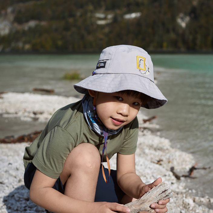 BUFF Play Booney Sile cappello da trekking per bambini grigio chiaro 6