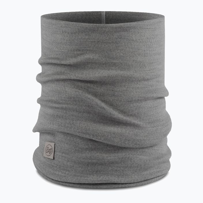 BUFF Passamontagna pesante in lana merino grigio chiaro solido 4