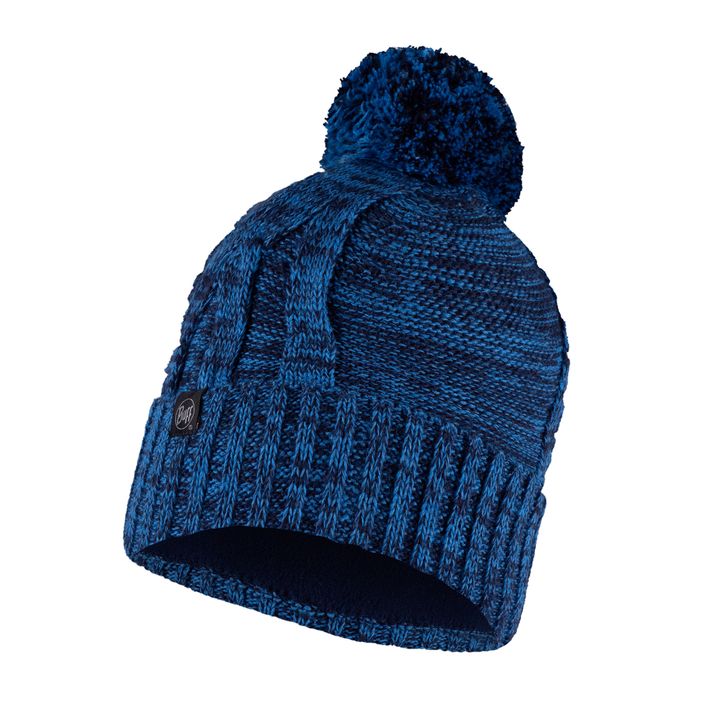BUFF Berretto invernale in maglia e pile Blein blu azzurro 2