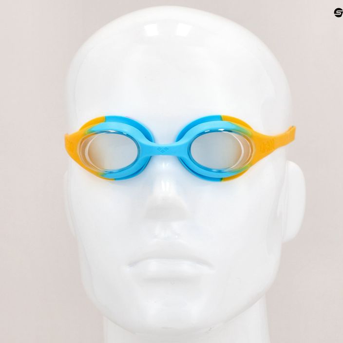 Occhialini da nuoto per bambini Arena Spider trasparenti/gialli/azzurri 7