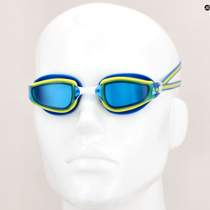 Occhialini da nuoto Aquasphere Fastlane blu/giallo/blu 8