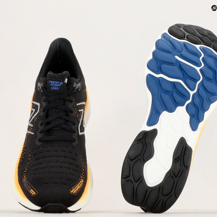 New Balance Fresh Foam X 1080 v12 nero/giallo scarpe da corsa da uomo 12