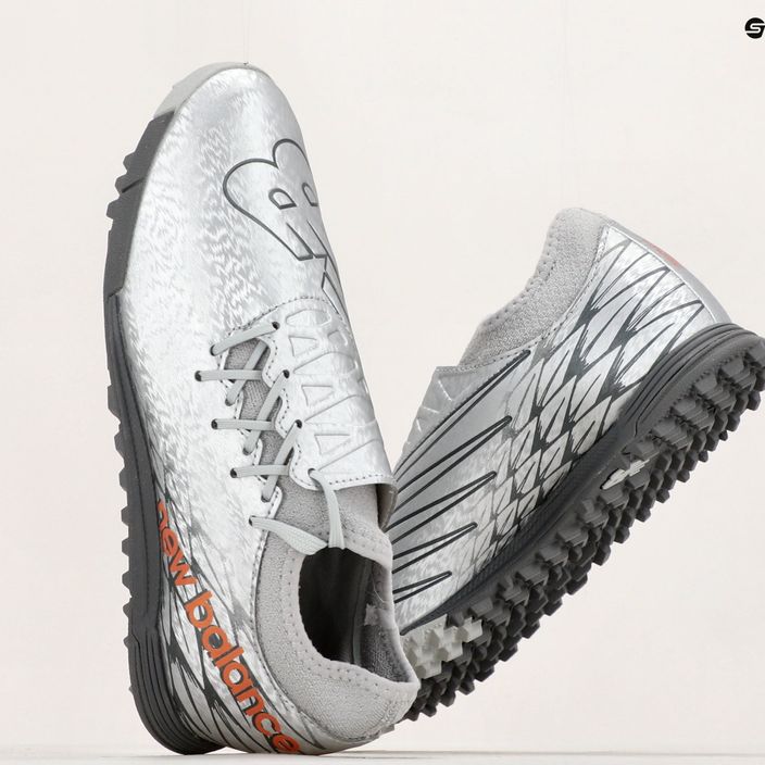 New Balance scarpe da calcio da uomo Furon v7 Dispatch TF argento 12