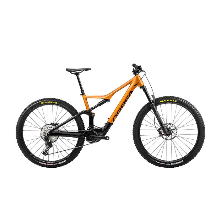 Orbea Rise H30 540Wh 2022 arancione/nero bici elettrica 2