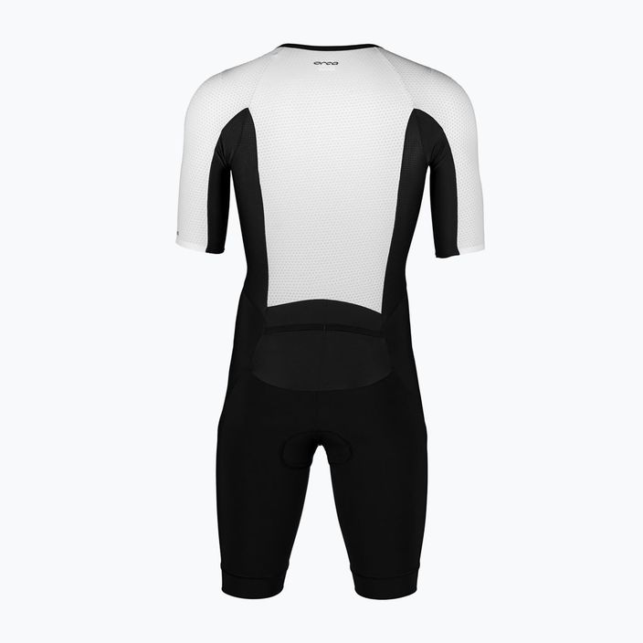 Costume da bagno Orca Athlex Aerosuit bianco da triathlon per uomo 2