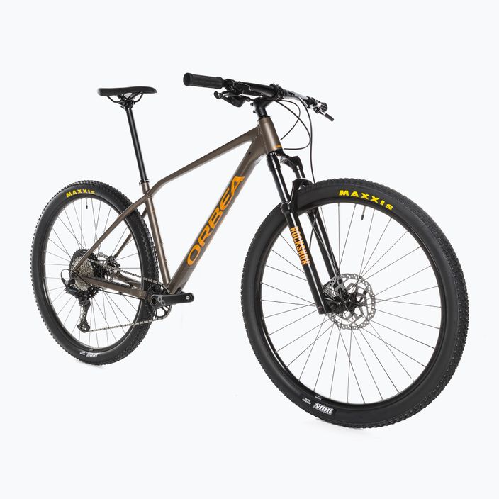 Orbea Alma H30 2023 taupe brown/mango mountain bike 2