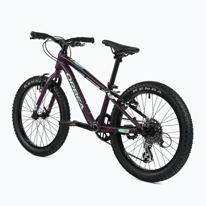 Bicicletta da bambino Orbea MX 20 Dirt 2023 viola/menta 3