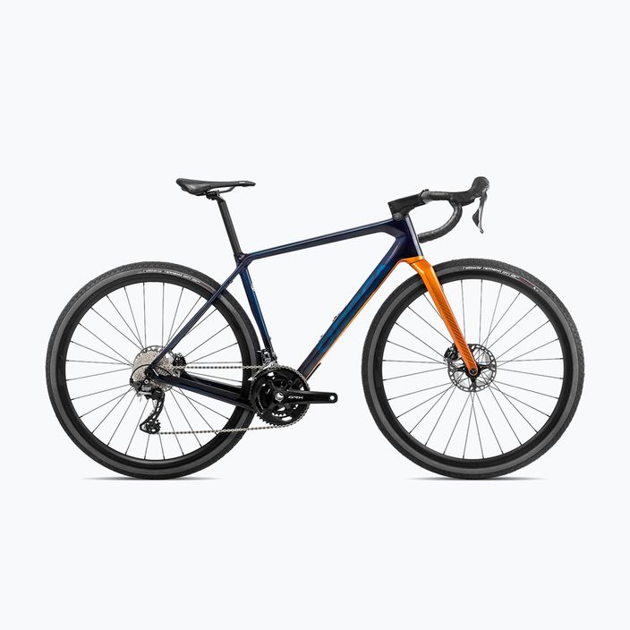 Orbea Terra M20 Team 2023 blu carbonio/leo arancio gravel bike