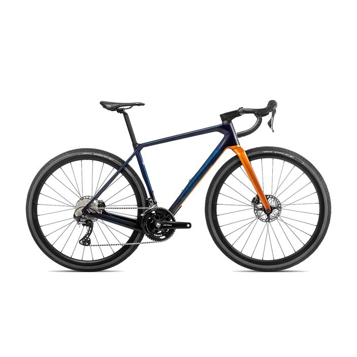 Orbea Terra M20 Team 2023 blu carbonio/leo arancio gravel bike 2