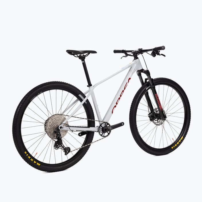 Orbea Alma H50 mountain bike bianco/grigio/rosso 3