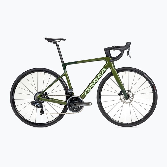 Orbea Orca M21e Team PWR 2022 bicicletta da strada verde militare/verde scuro