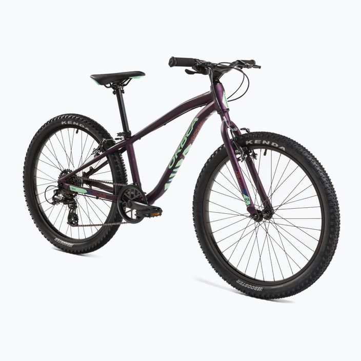 Bicicletta da bambino Orbea MX 24 Dirt 2022 viola/menta 2