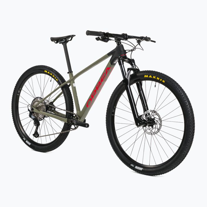 Orbea Alma M50 2022 verde/rosso mountain bike 2