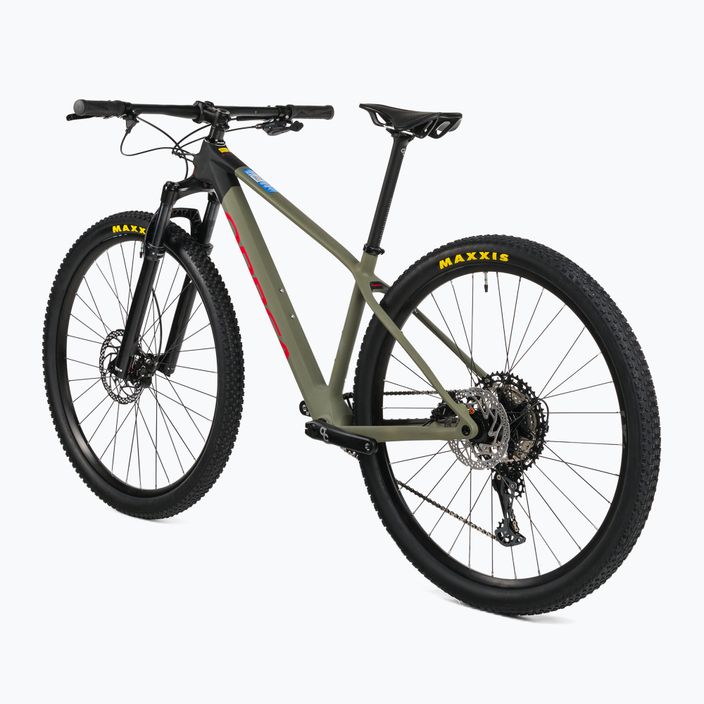Orbea Alma M50 2022 verde/rosso mountain bike 3