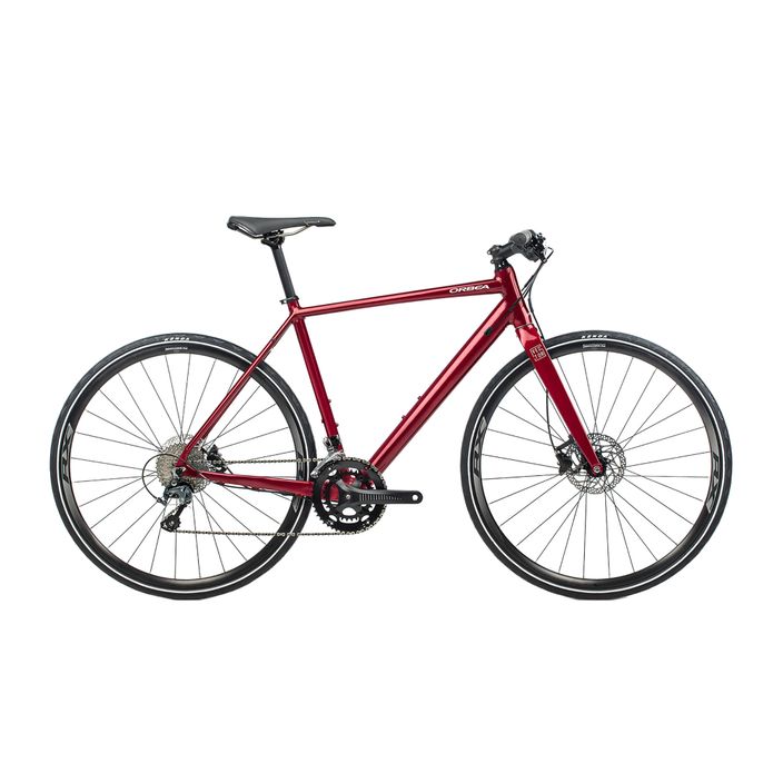 City bike Orbea Vector 10 2022 rosso scuro metallizzato 2