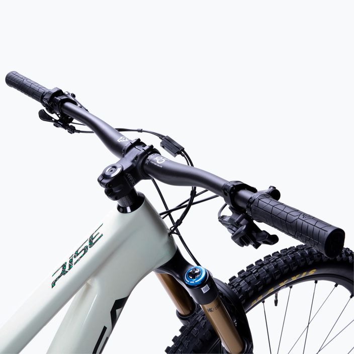 Bicicletta elettrica Orbea Rise M10 360Wh 2022 bianco/verde 5