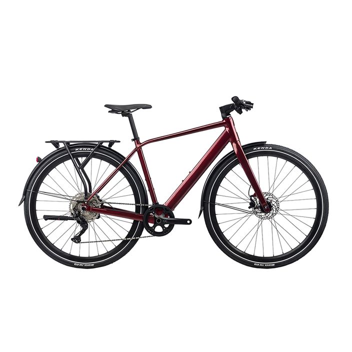 Orbea Vibe H30 EQ 36V 6.9Ah 248Wh 2022 rosso scuro metallizzato bici elettrica 2
