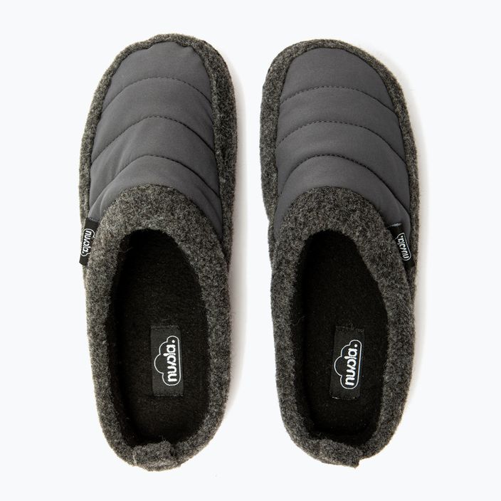 Nuvola Zueco New Wool pantofole invernali grigio scuro 12