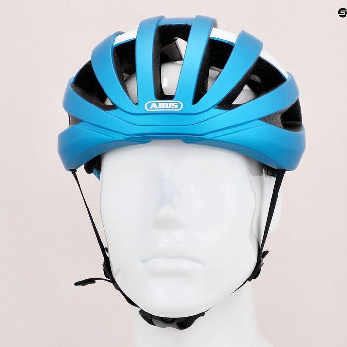 ABUS casco da bicicletta Viantor blu acciaio 9