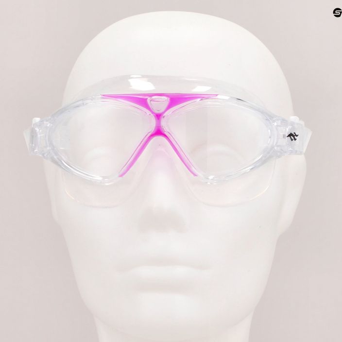 AQUA-SPEED maschera da nuoto per bambini Zephyr rosa/trasparente 7