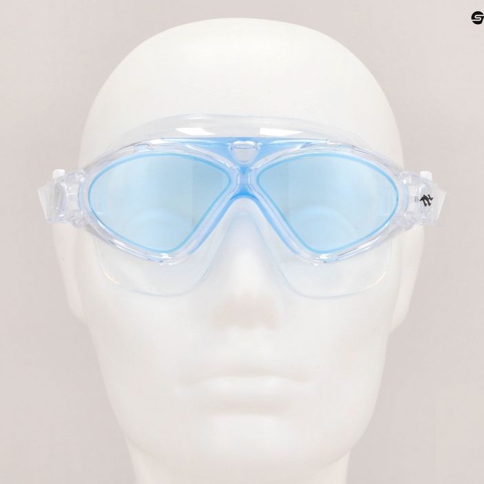 AQUA-SPEED maschera da nuoto per bambini Zephyr blu/trasparente 7