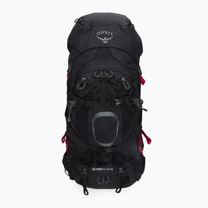 Zaino da trekking da uomo Osprey Aether Plus 60 l nero