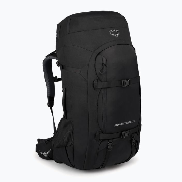 Zaino da trekking da uomo Osprey Farpoint Trek 75 l nero 2