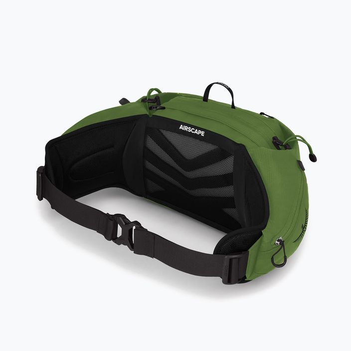 Osprey Talon 6 l cintura verde/sacco reni da uomo nero 3