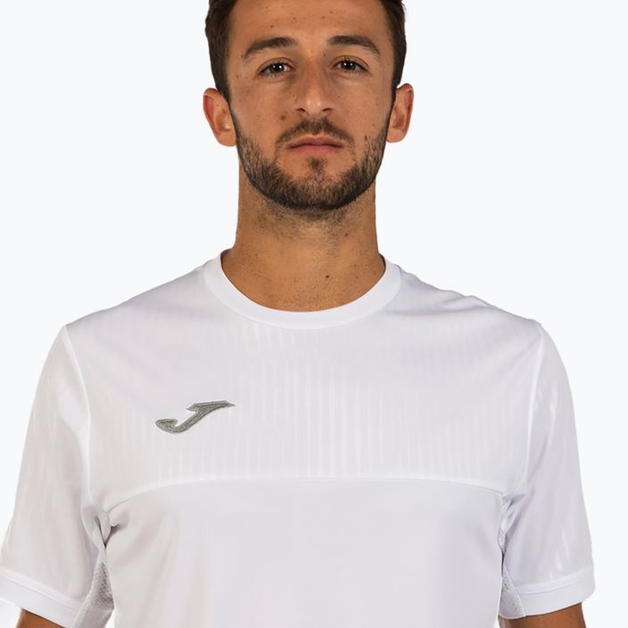 Camicia da tennis Joma Montreal bianco 5
