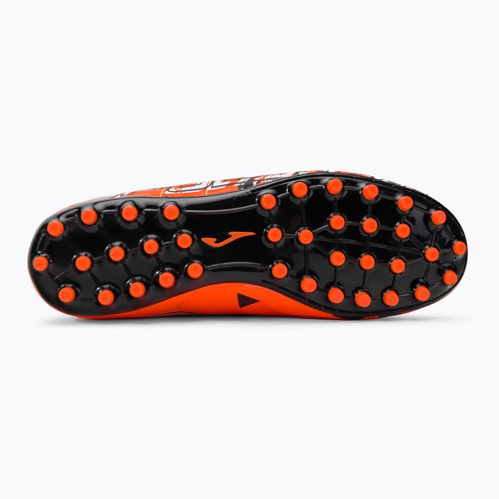 Scarpe da calcio Joma Propulsion AG arancione/nero da uomo 5