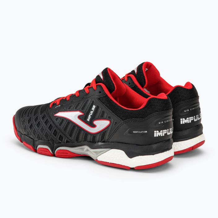 Scarpe da pallavolo da uomo Joma V.Impulse nero/rosso 3