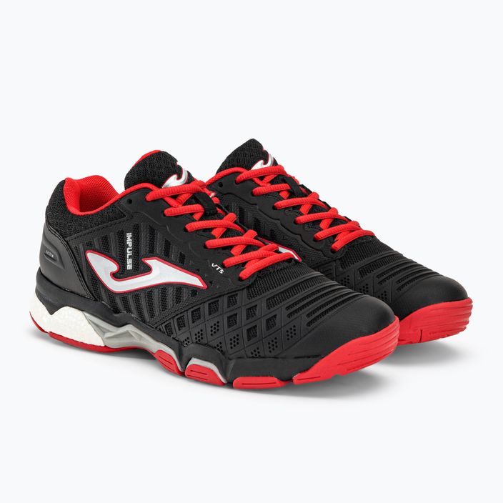 Scarpe da pallavolo da uomo Joma V.Impulse nero/rosso 4