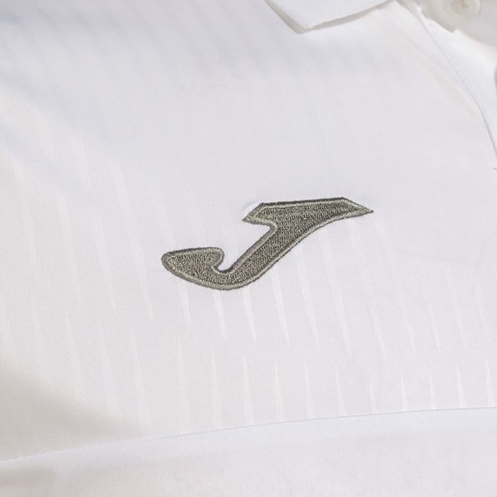 Polo da tennis da uomo Joma Montreal bianco 4