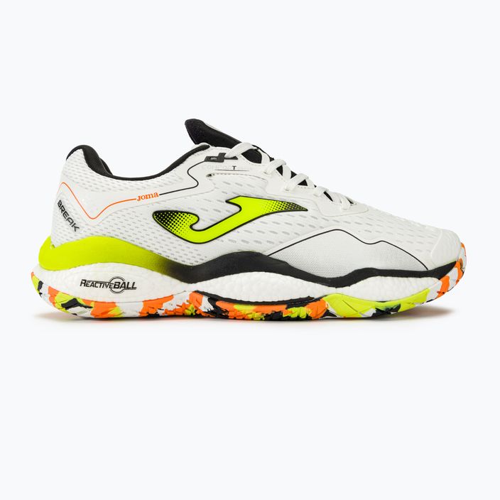 Scarpe da tennis da uomo Joma Break T bianco 2