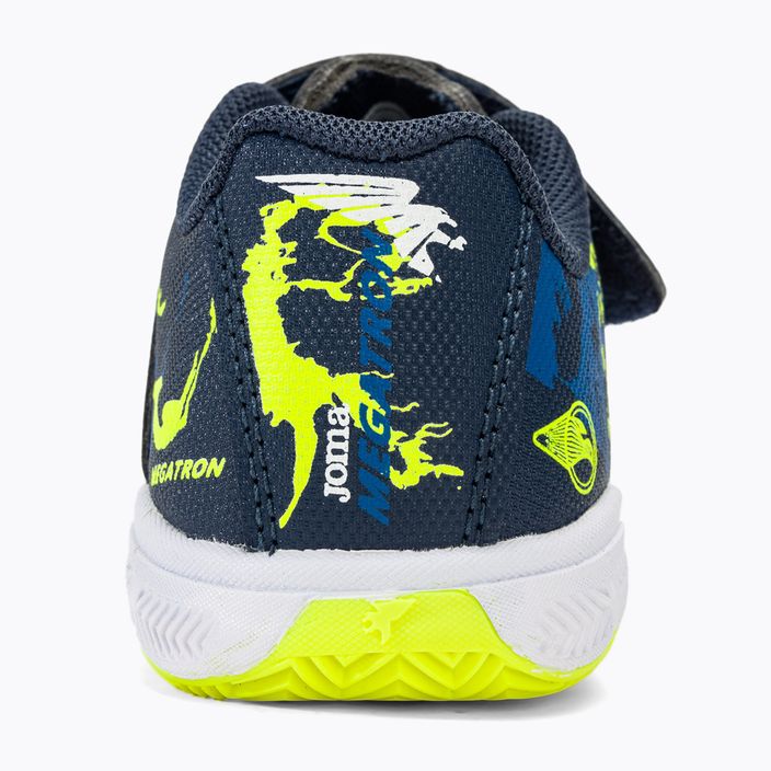 Scarpe da calcio per bambini Joma Megatron Jr IN navy/arancione 6