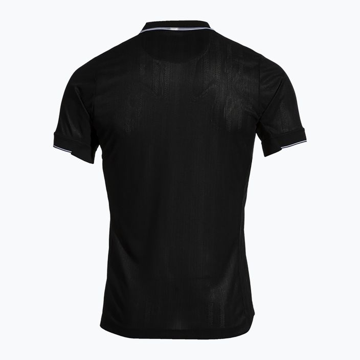 Maglia da calcio Joma Fit One SS da uomo, nero 3