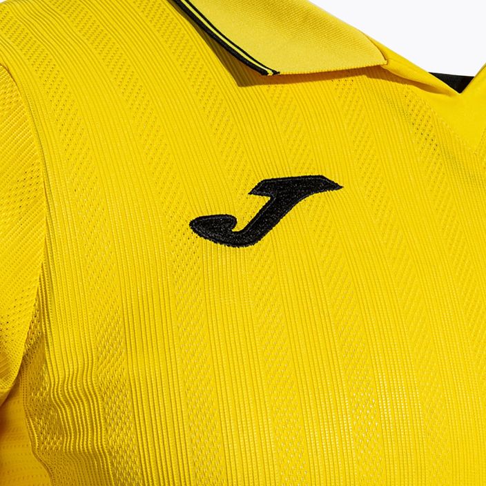 Maglia da calcio Joma Fit One SS da uomo, giallo 4