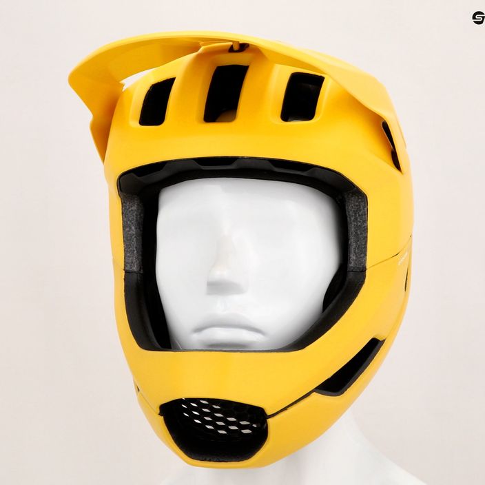 POC Otocon Race MIPS casco da bicicletta giallo avventurina opaco 14