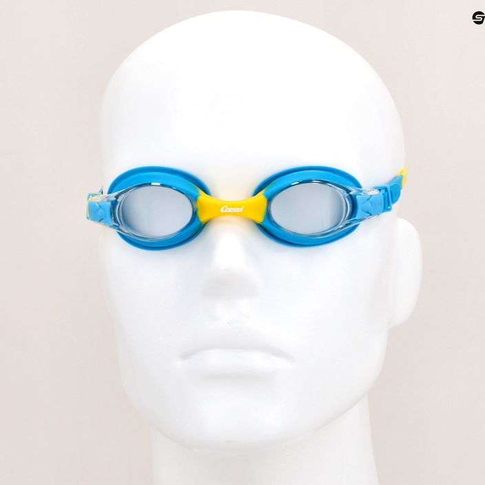 Occhialini da nuoto per bambini Cressi Dolphin 2.0 azzurro/giallo 7